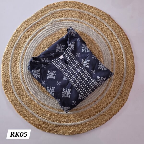Rayon Embroidery Kurti - RK05