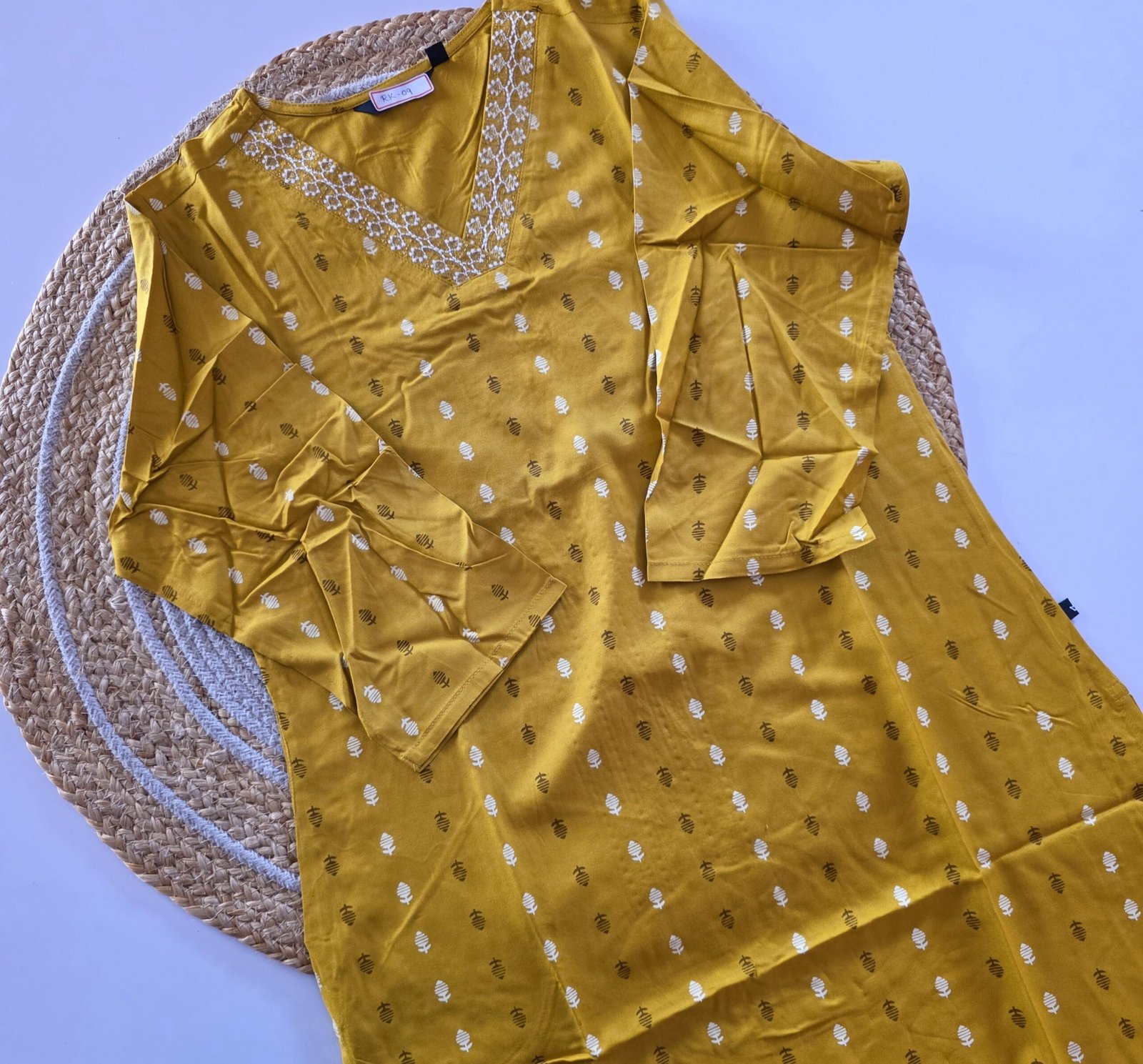 Rayon Embroidery Kurti - RK09 - Image 2