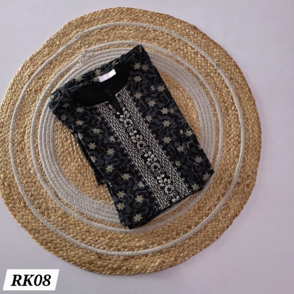 Rayon Embroidery Kurti - RK08