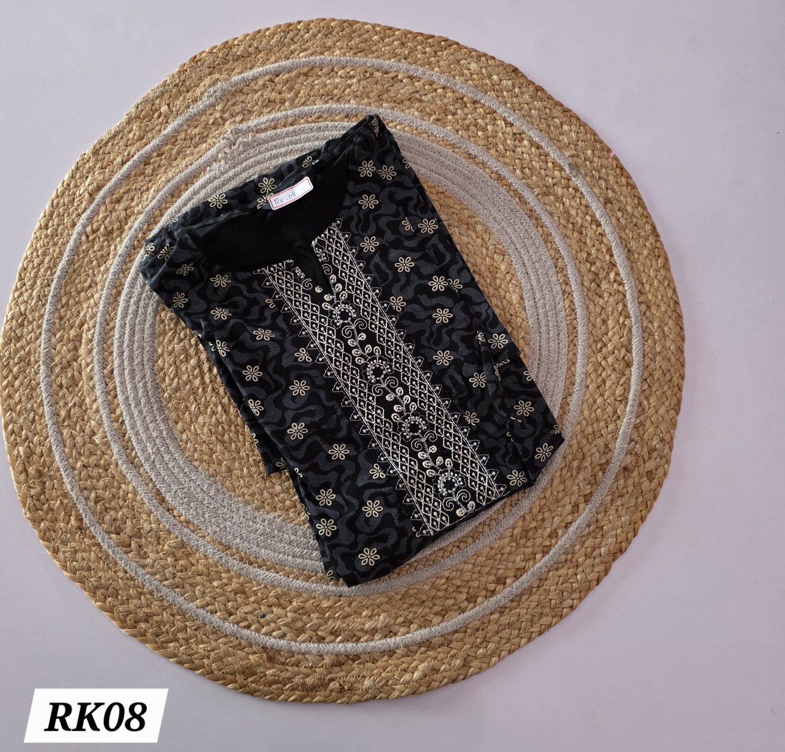 Rayon Embroidery Kurti - RK08