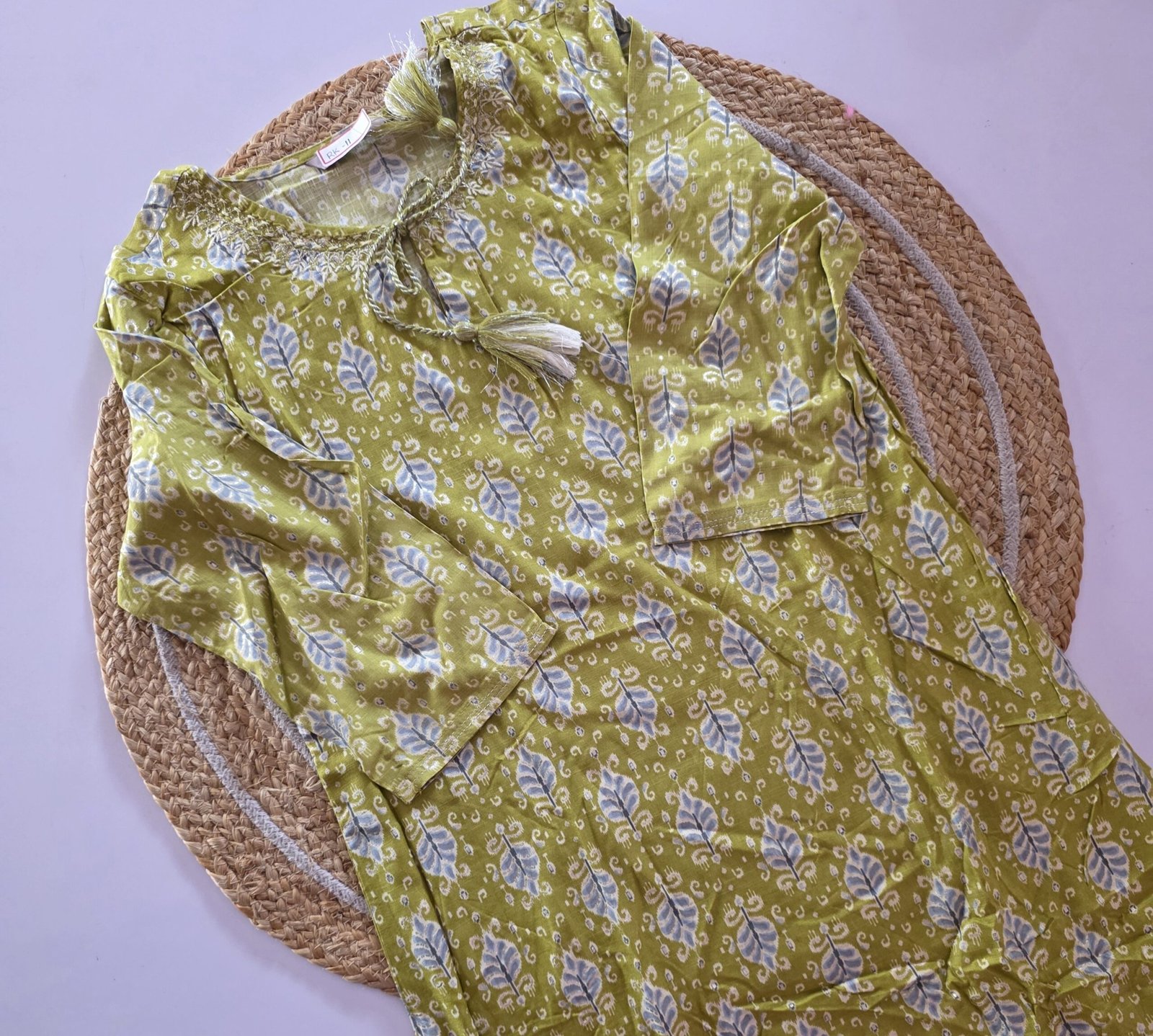 Rayon Embroidery Kurti - RK11 - Image 2