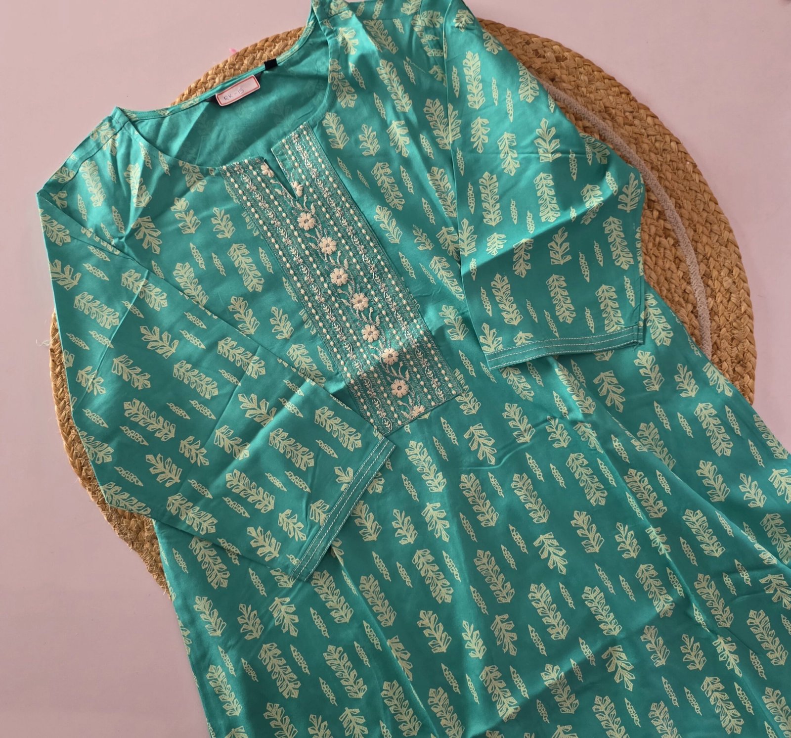 Rayon Embroidery Kurti - RK14 - Image 2