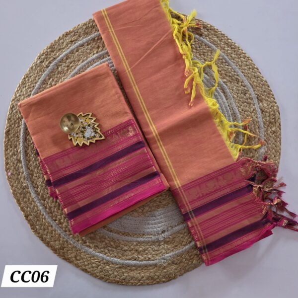 Chettinad Cotton Top and Dupatta Set - CC06
