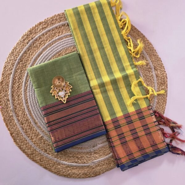 Chettinad Cotton Top and Dupatta Set - CC05