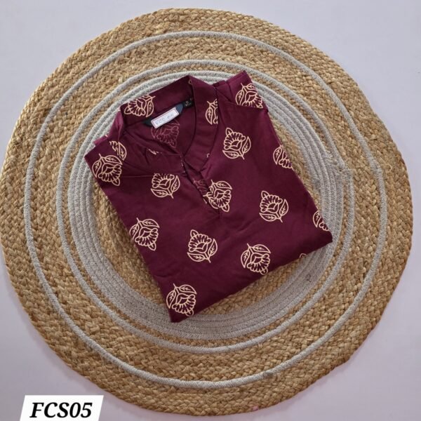 Flex Cotton Short Kurti - FCS05