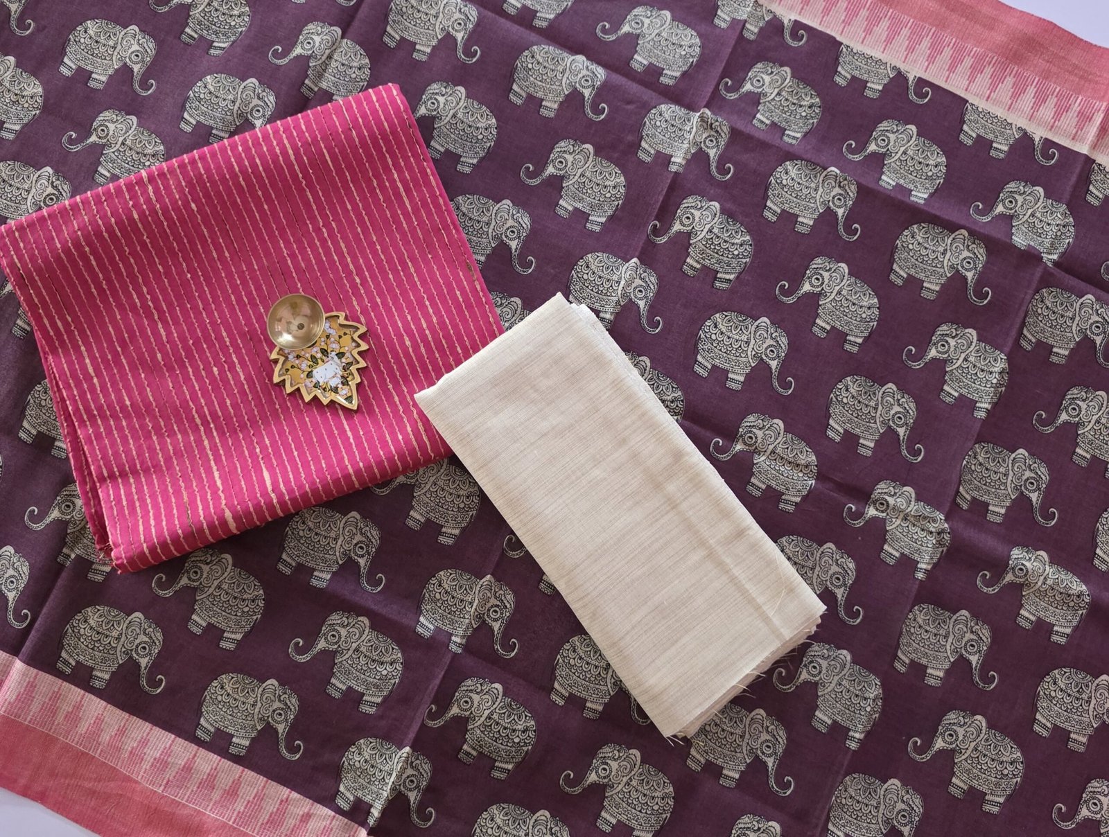 Khadi Cotton Kalamkari Salwar Set - KS19
