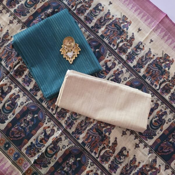 Khadi Cotton Kalamkari Salwar Set - KS18
