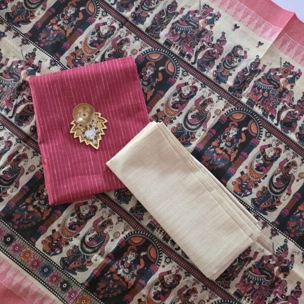 Khadi Cotton Kalamkari Salwar Set - KS17