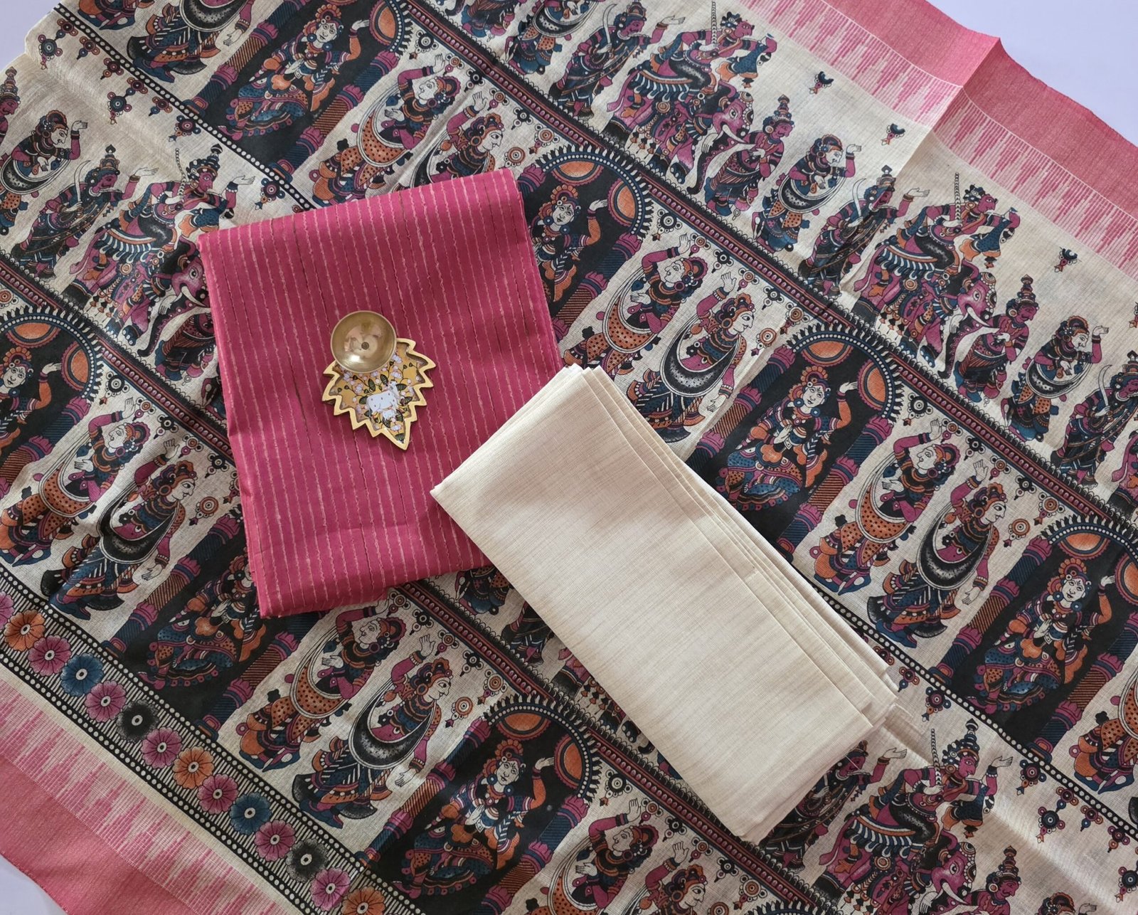 Khadi Cotton Kalamkari Salwar Set - KS17
