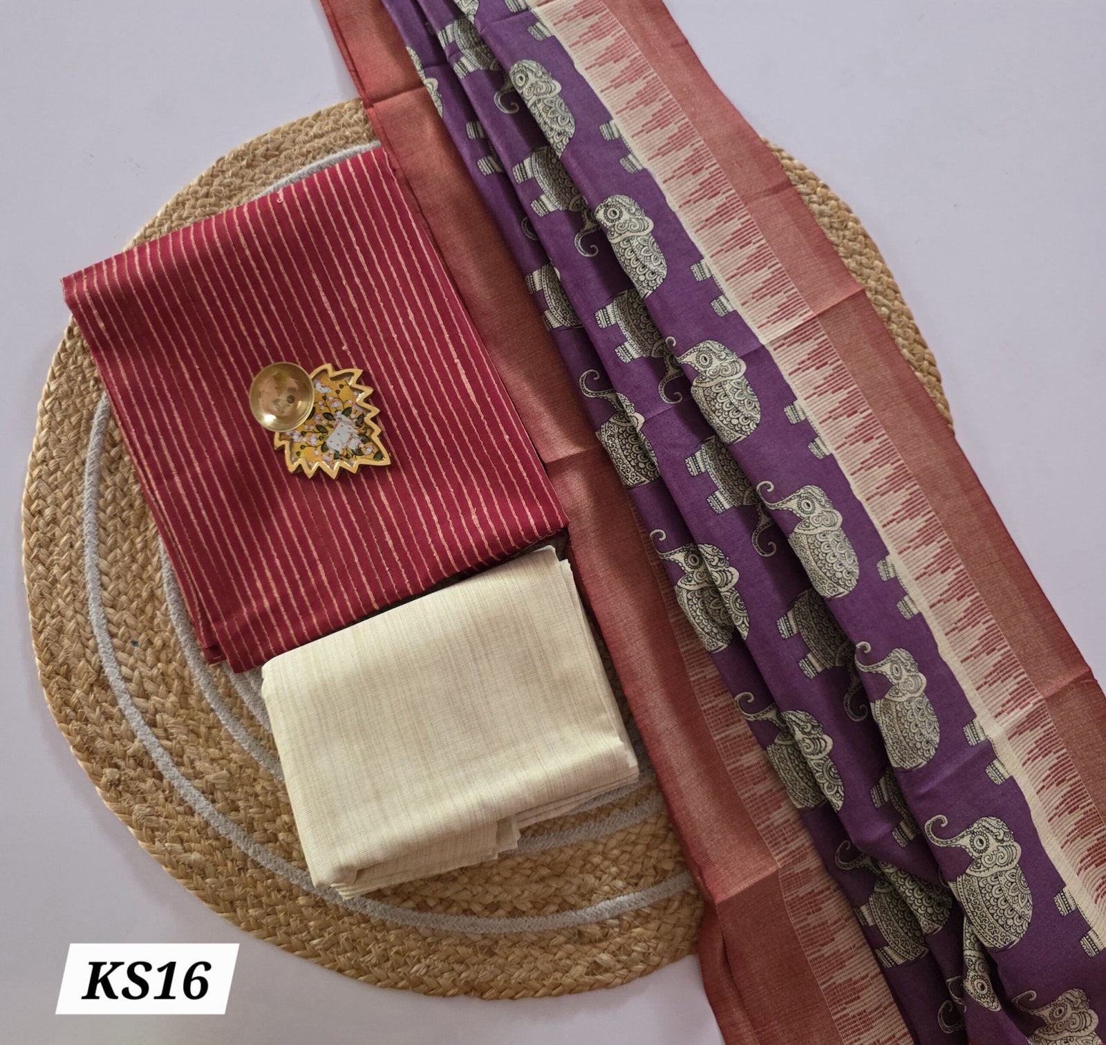 Khadi Cotton Kalamkari Salwar Set - KS16 - Image 2