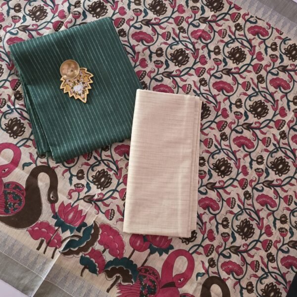 Khadi Cotton Kalamkari Salwar Set - KS21