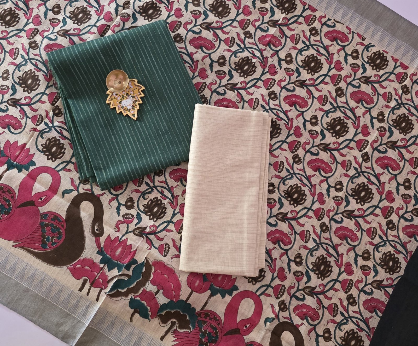 Khadi Cotton Kalamkari Salwar Set - KS21