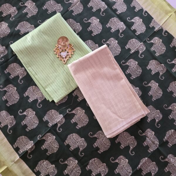Khadi Cotton Kalamkari Salwar Set - KS24