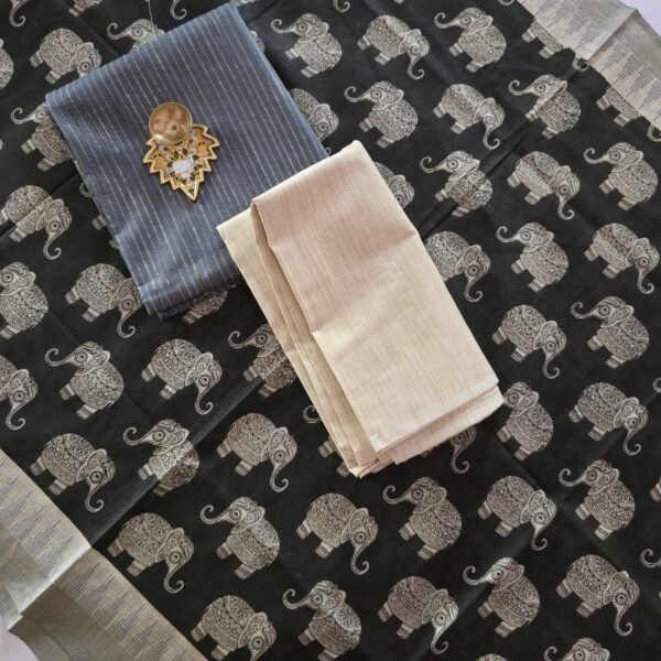 Khadi Cotton Kalamkari Salwar Set - KS22