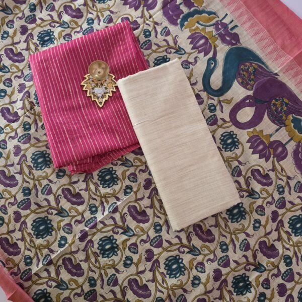 Khadi Cotton Kalamkari Salwar Set - KS15