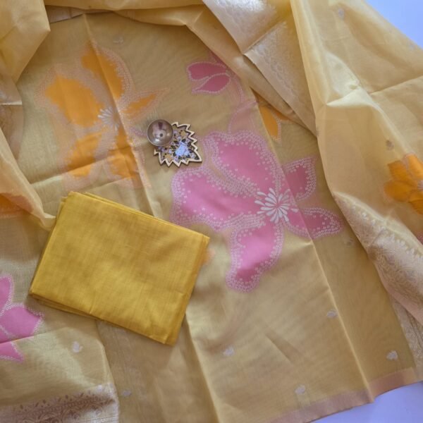 Tissue Simmer Salwar Set - MK02