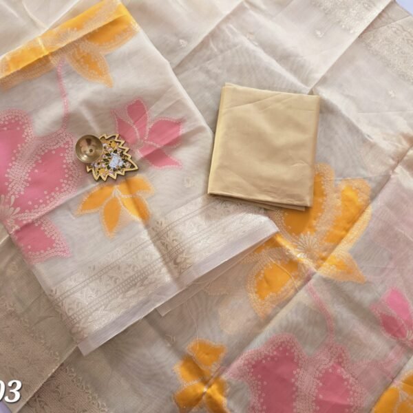 Tissue Simmer Salwar Set - MK03