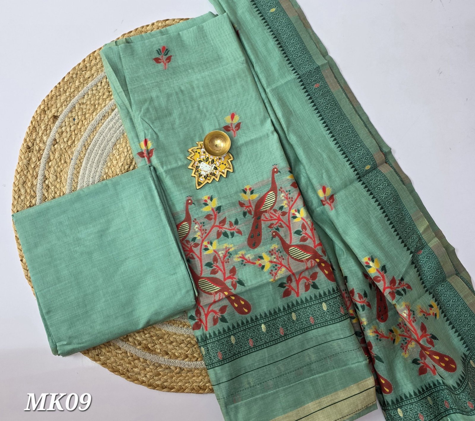 Jamdhani Cotton Salwar Set - MK09 - Image 2