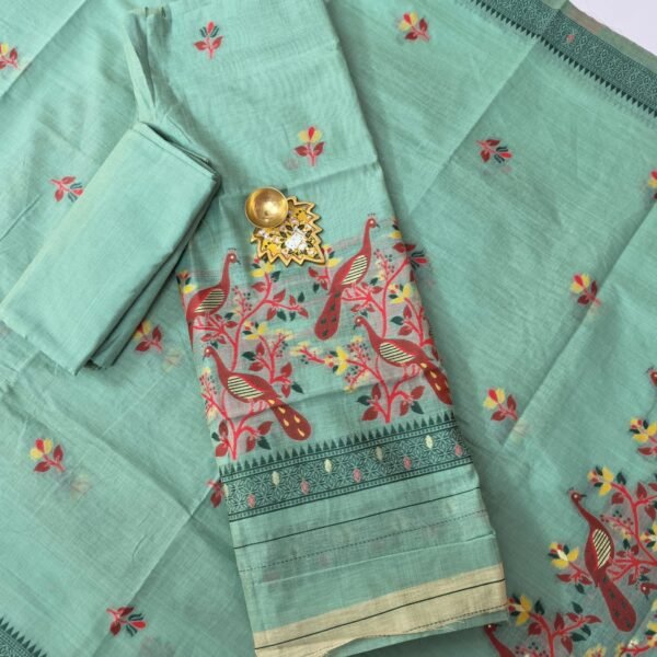 Jamdhani Cotton Salwar Set - MK09