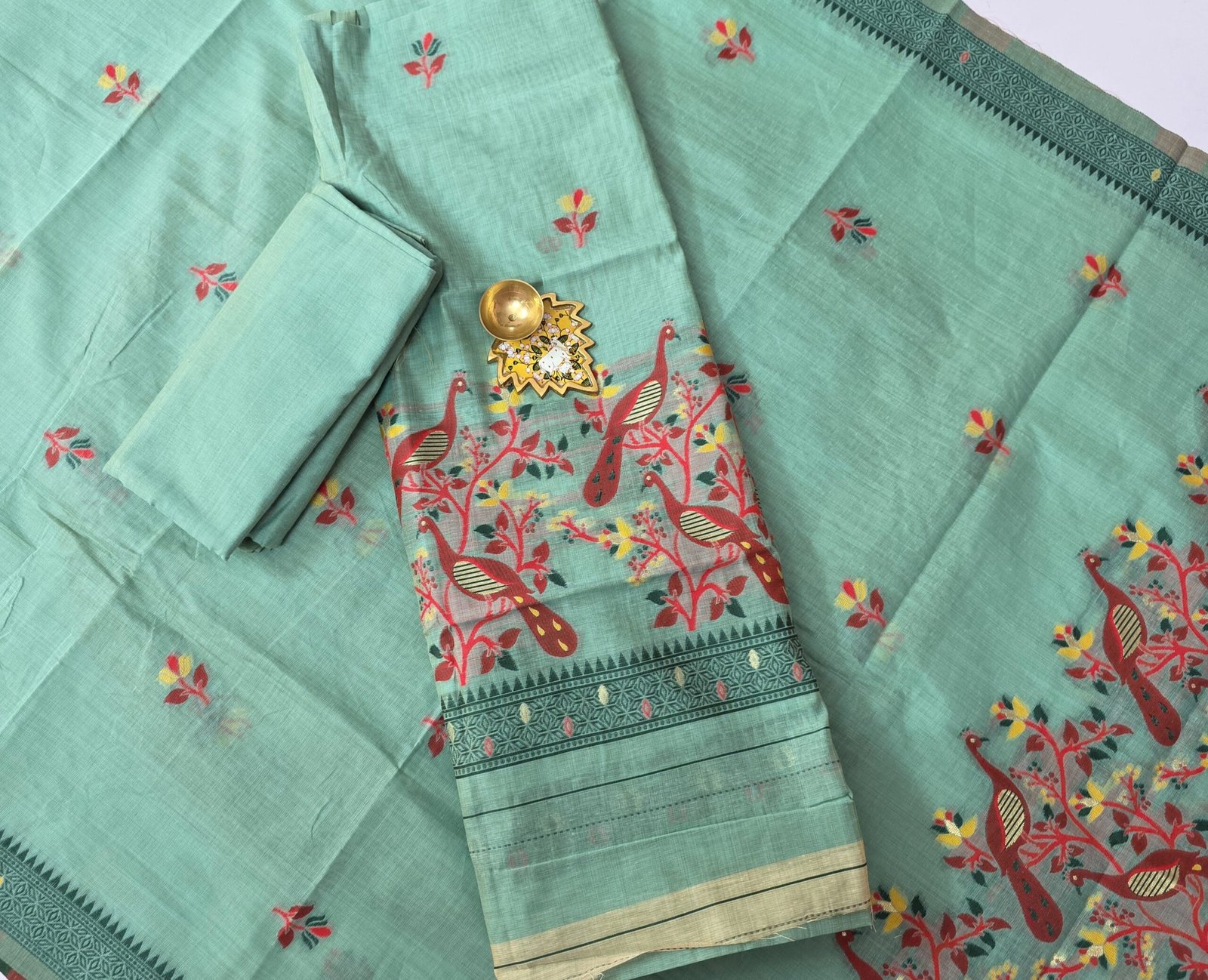 Jamdhani Cotton Salwar Set - MK09