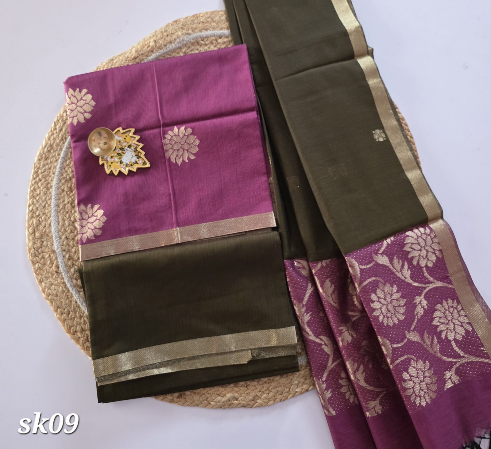 Silk Cotton Salwar Set - SK09 - Image 2