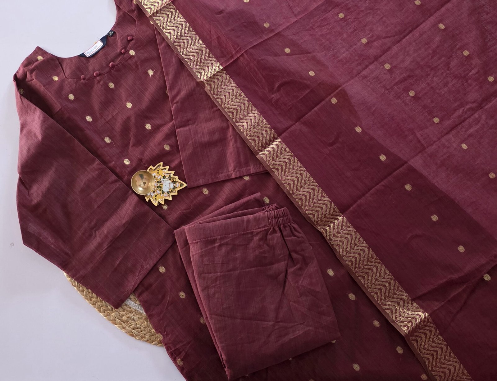 Silk Cotton Salwar Set - PSC03 - Image 2