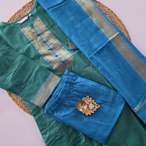 Mangalgiri Ready To Wear Salwar Set - HM05