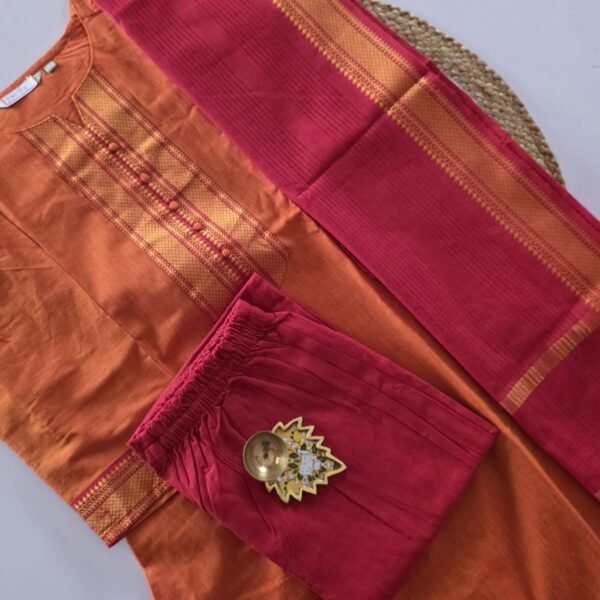 Mangalgiri Ready To Wear Salwar Set - HM04