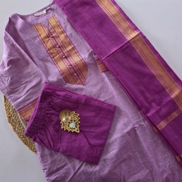Mangalgiri Ready To Wear Salwar Set - HM02