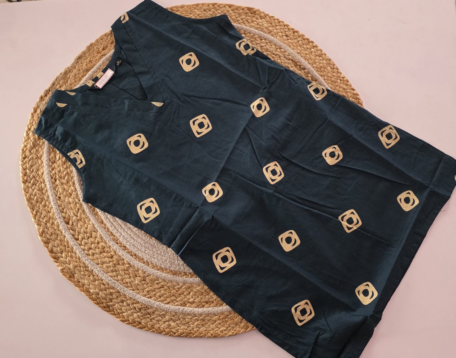 Flex Cotton Short Kurti - FCS09 - Teal