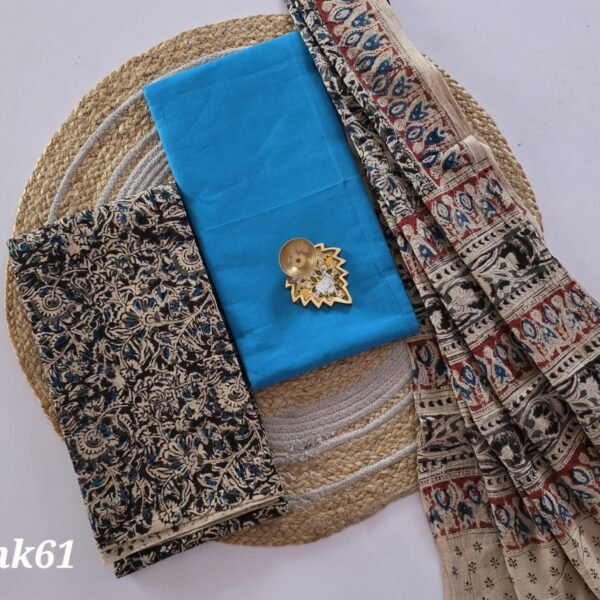 Kalamkari Handblock Printed Salwar Set - HK61