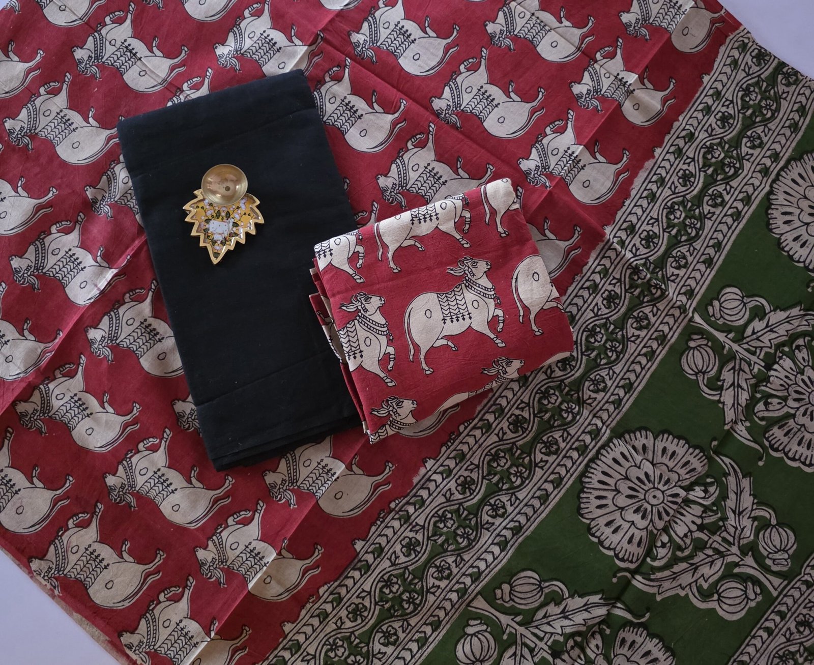 Kalamkari Salwar Set - HK74 - Image 2