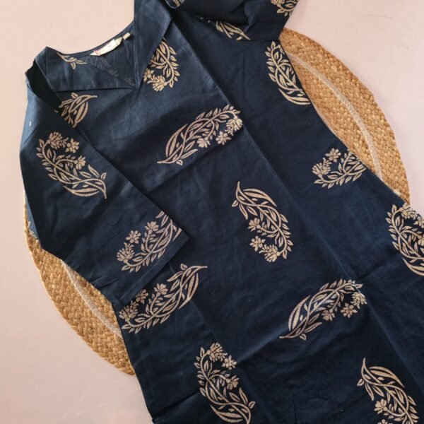 Flex Cotton Kurti - FCK17 - Teal