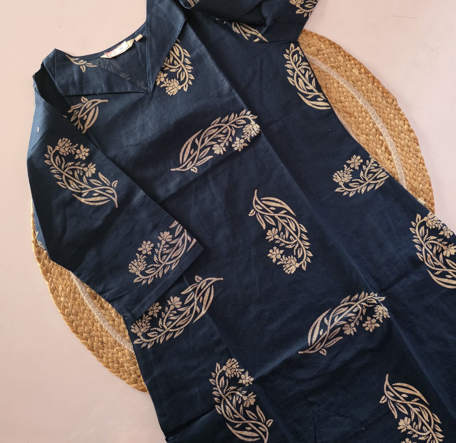 Flex Cotton Kurti - FCK17 - Teal