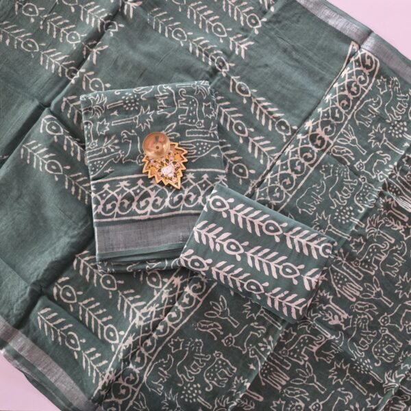 Linen Cotton Jaipur Salwar Set - JCK54