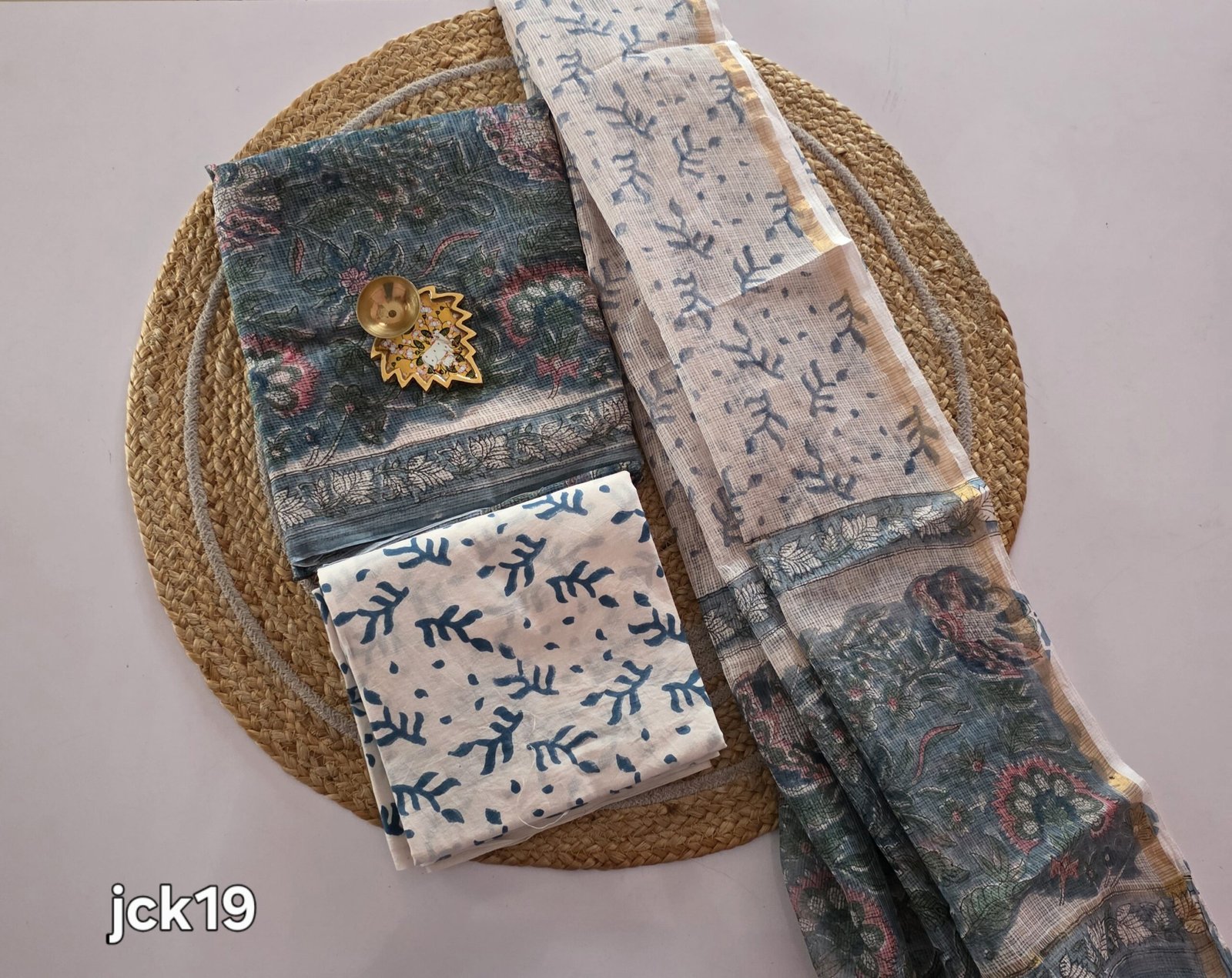 Kota Doria Salwar Set - JCK19