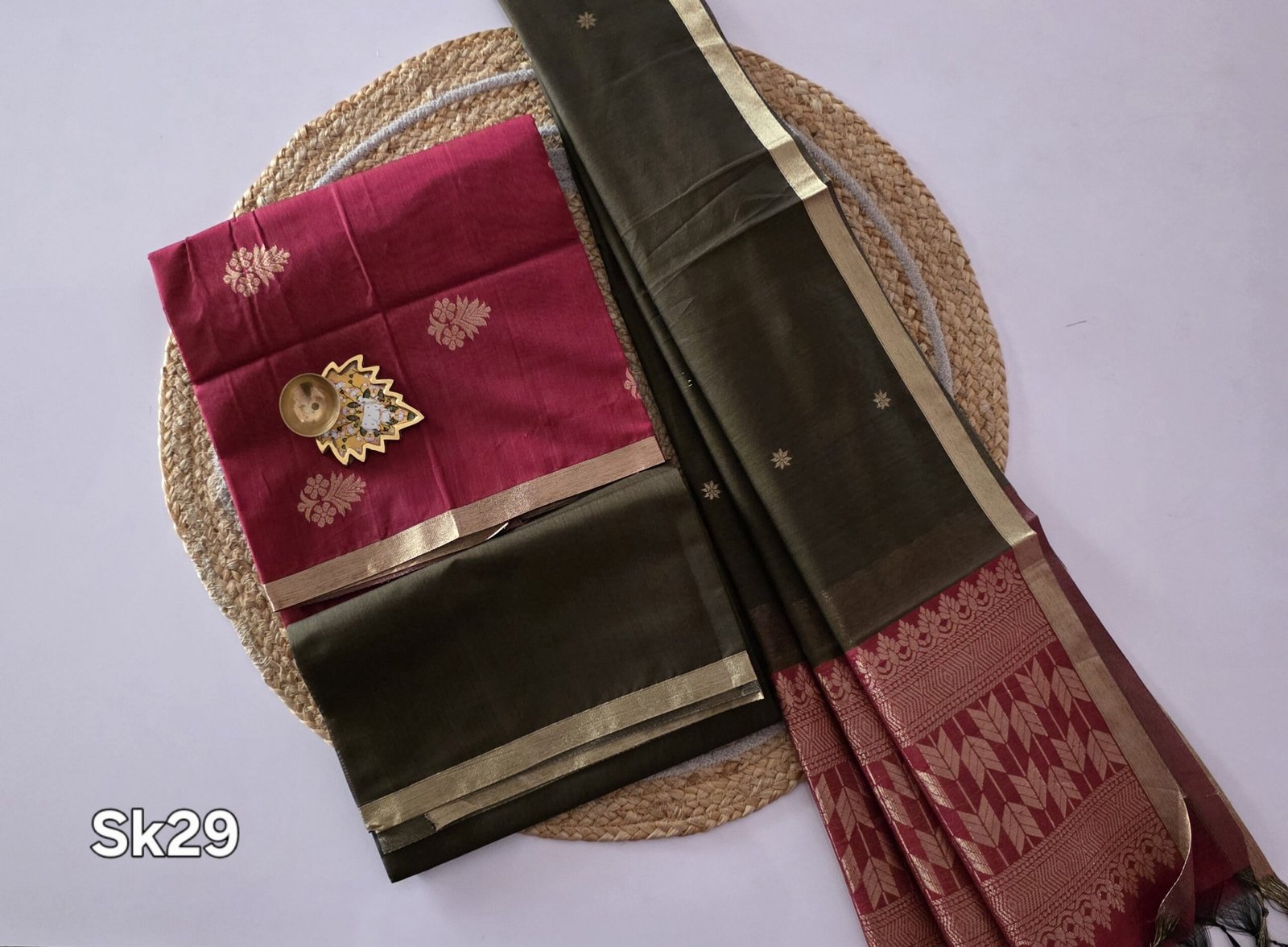 Silk Cotton Salwar Set - SK29 - Image 2