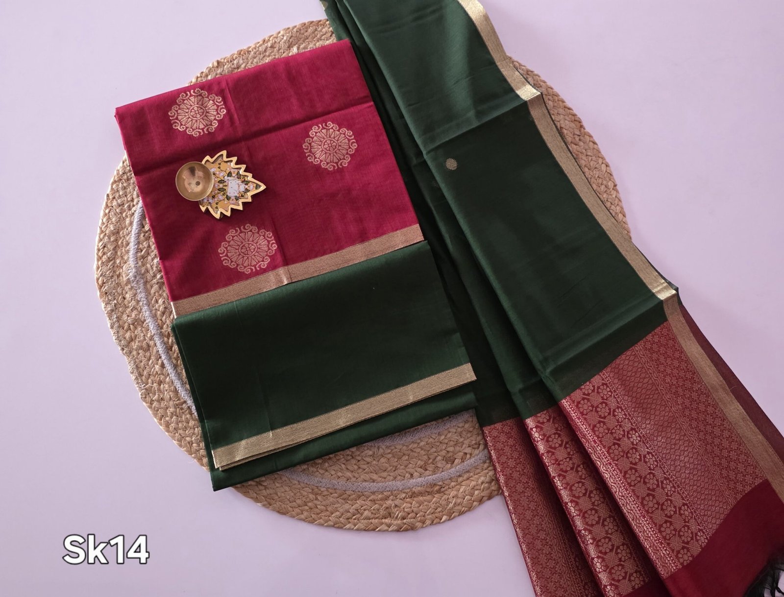 Silk Cotton Salwar Set - SK14 - Image 2