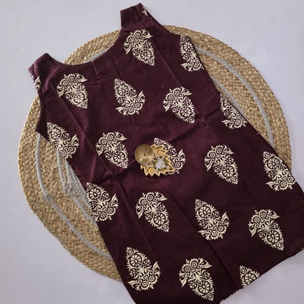 Flex Cotton Short Kurti - FCS12 - Wine