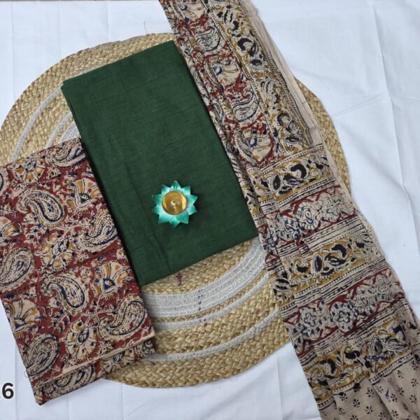 Kalamkari Handblock Printed Salwar Set - HK126