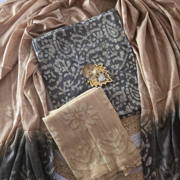 Khadi Cotton Batik Print Salwar Set - BK35