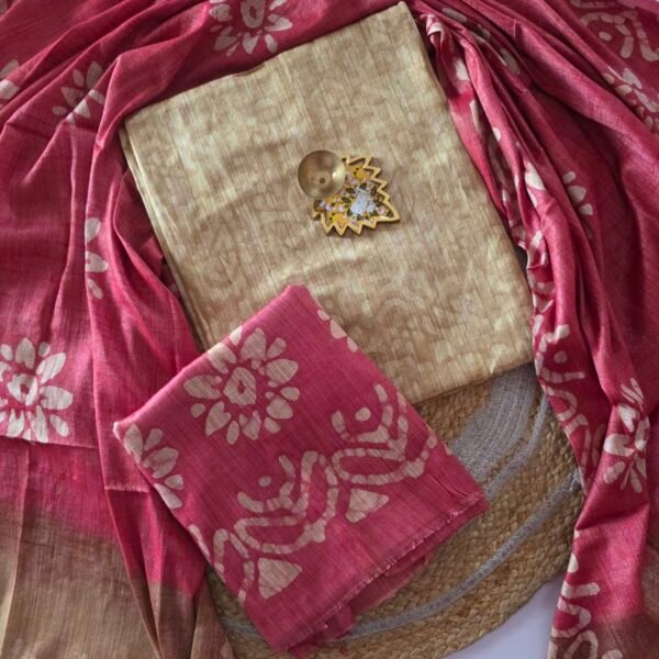 Khadi Cotton Batik Print Salwar Set - BK32