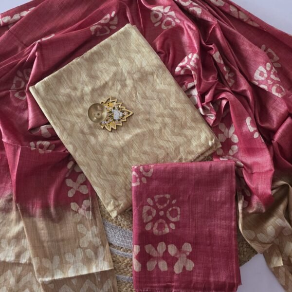 Khadi Cotton Batik Print Salwar Set - BK26