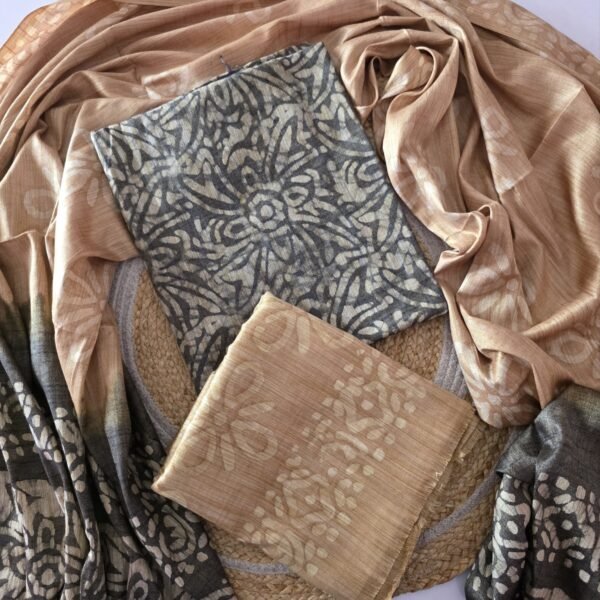 Khadi Cotton Batik Print Salwar Set - BK20
