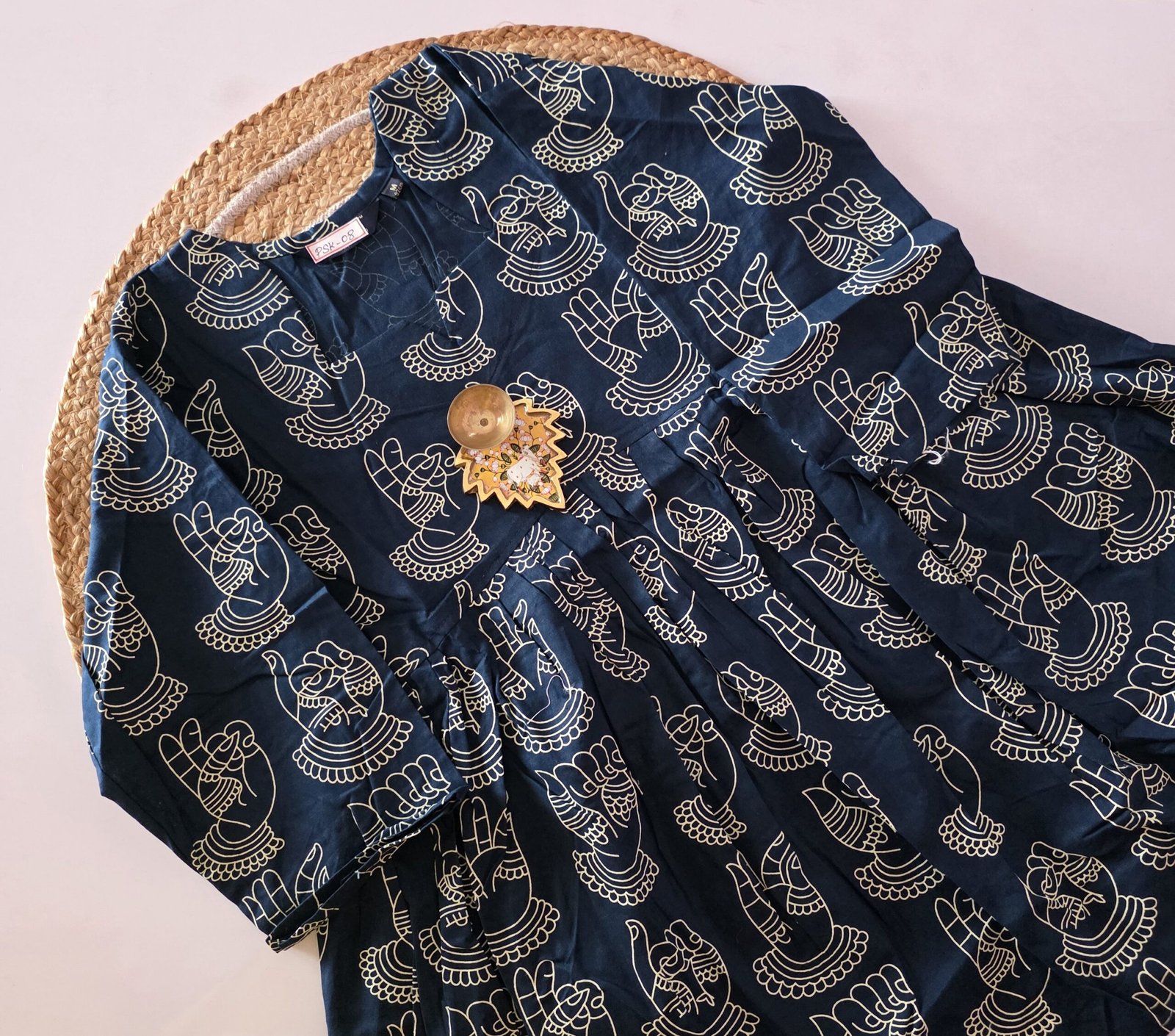 Peplum Short Kurti - PSK08 - Teal