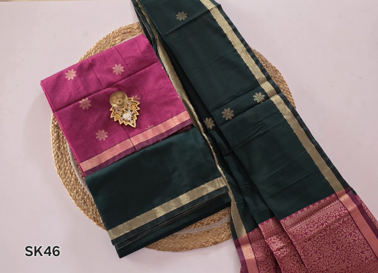 Silk Cotton Salwar Set - SK46 - Image 2