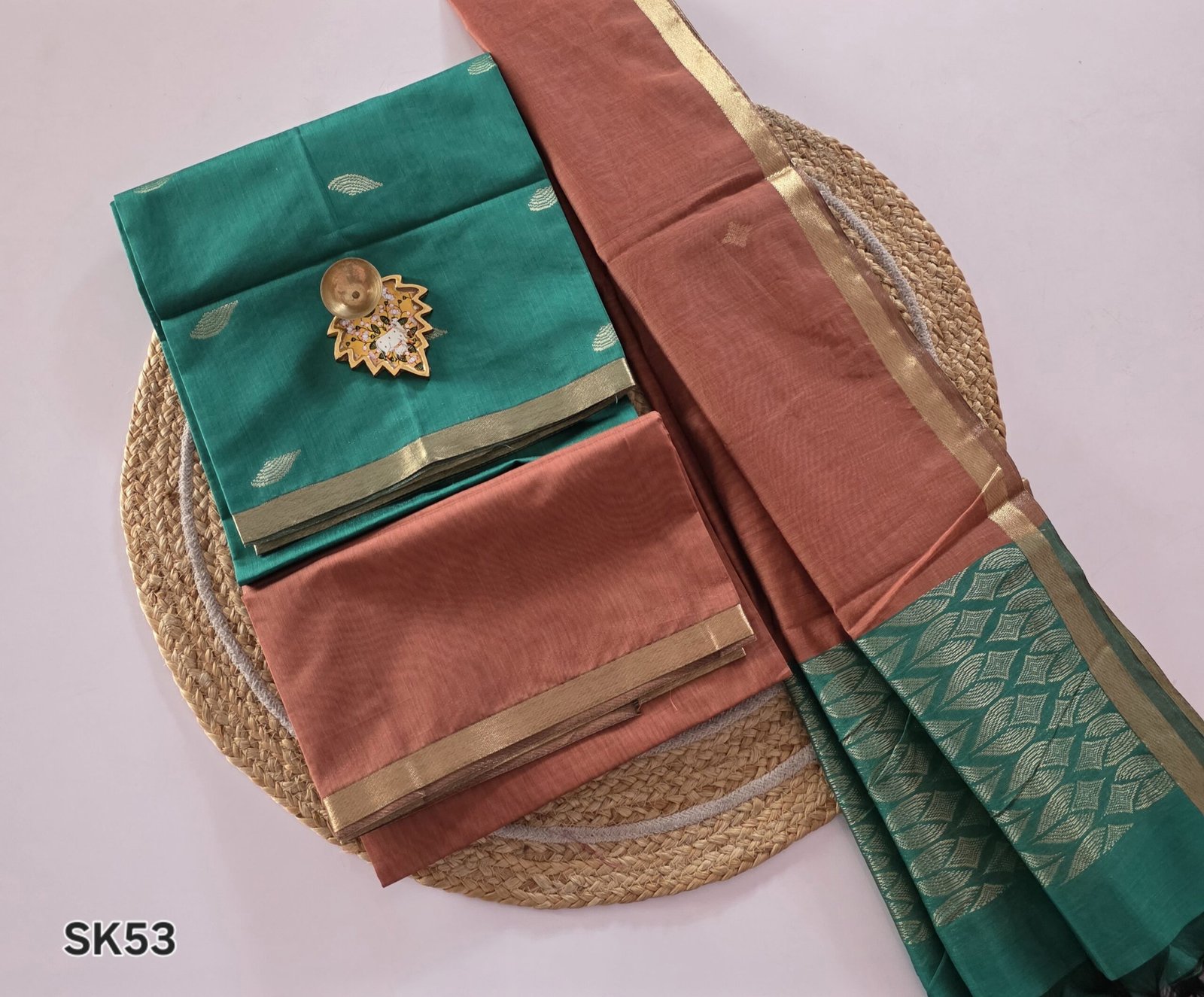 Silk Cotton Salwar Set - SK53 - Image 2