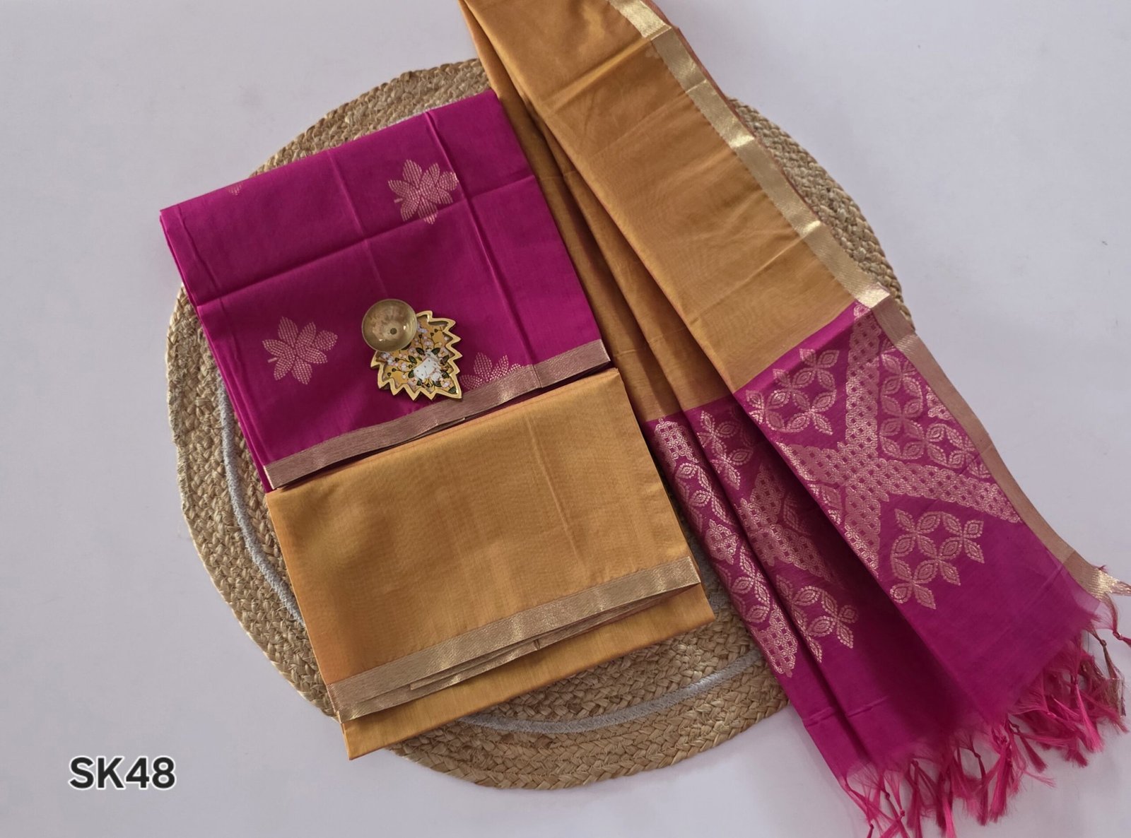 Silk Cotton Salwar Set - SK48 - Image 2
