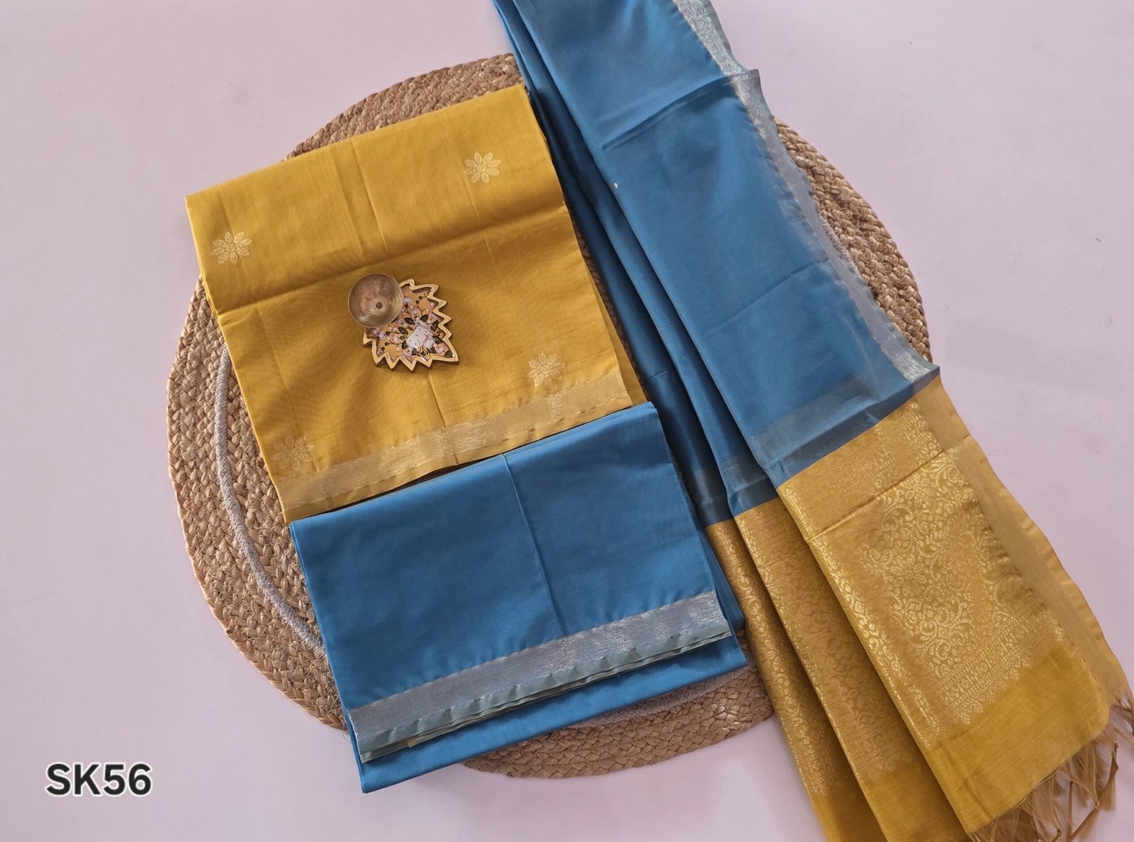 Silk Cotton Salwar Set - SK56 - Image 2