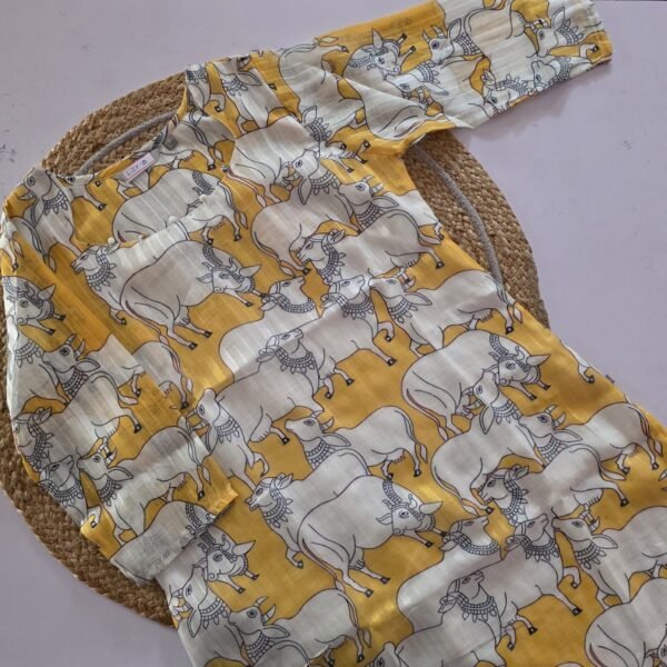 Linen Zari Kurti - LZK12